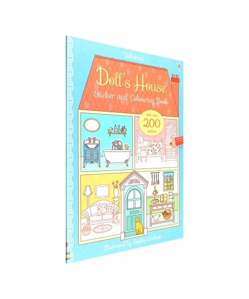 Doll's House Sticker and Colouring Book