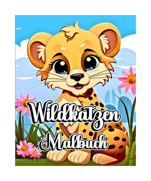 Wildkatzen Malbuch