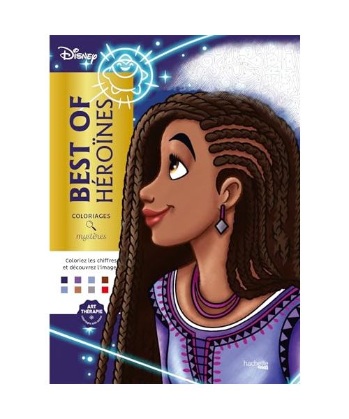 Coloriages mystères Disney - Best of Héroïnes