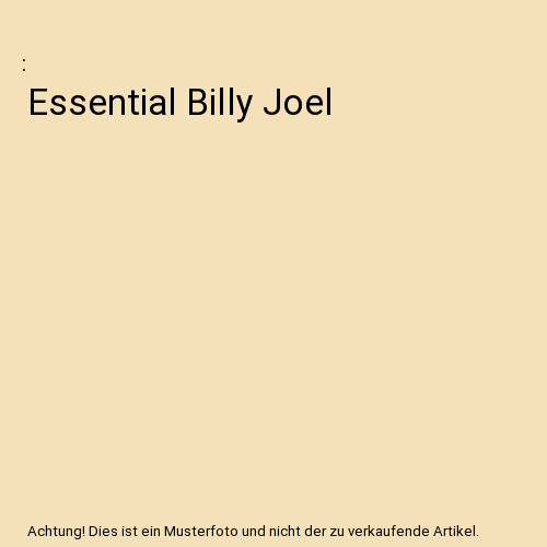 Essential Billy Joel
