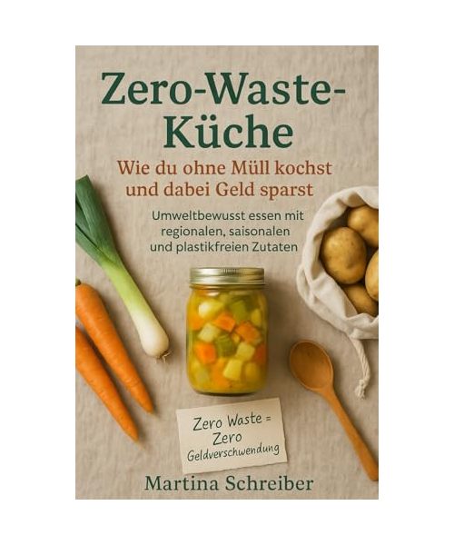 Zero-Waste-Küche: Wie du ohne Müll kochst und dabei Geld sparst: Umweltbewusst essen mit regionalen, saisonalen und plastikfreien Zutaten