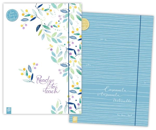 Meine 2 Sammelmappen A4+ - Edition Blumen & Linien