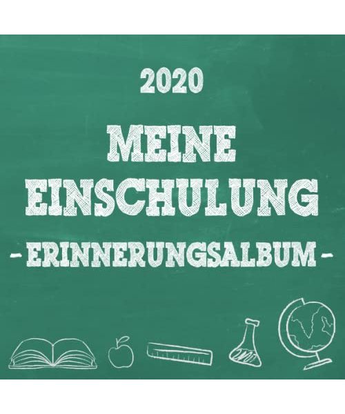 Meine Einschulung 2020 Erinnerungsalbum zum Schulanfang für Mädchen und Jungen: Gästebuch & Fotoalbum als Geschenk für die Schultüte zum ersten Schultag