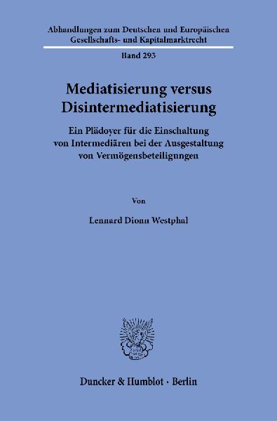 Mediatisierung versus Disintermediatisierung