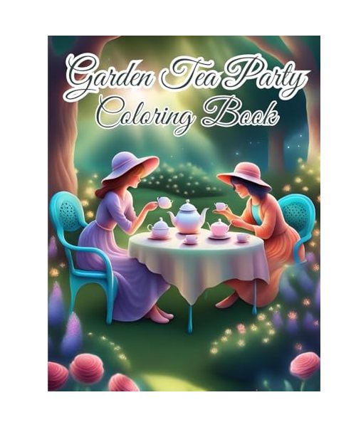 Garden Tea Party Coloring Book