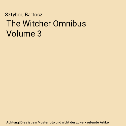 The Witcher Omnibus Volume 3
