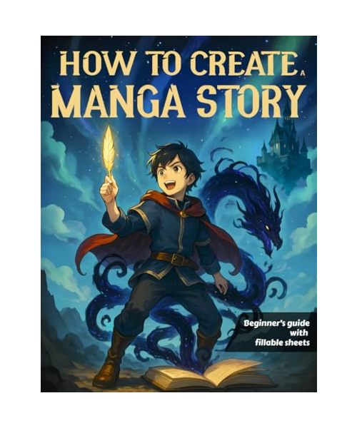 How to Create a Manga Story - 1 Beginner's Guide + Fillable Sheets: The Step-by-Step Beginner's Guide You Need to Craft Your Own Manga Like a Pro!