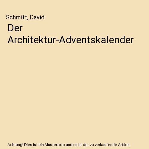 Der Architektur-Adventskalender