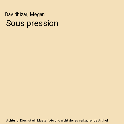 Sous pression
