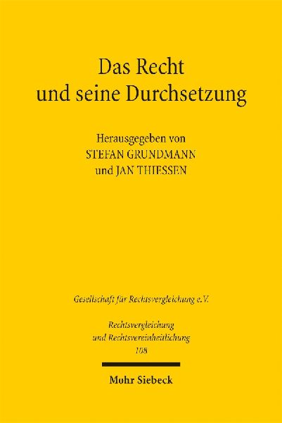 Das Recht und seine Durchsetzung