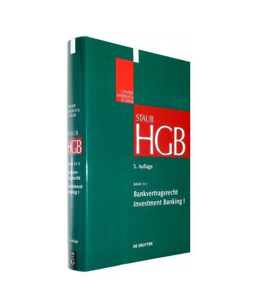 Handelsgesetzbuch 11/1. Bankvertragsrecht 1