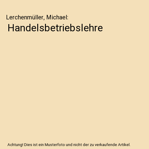 Handelsbetriebslehre