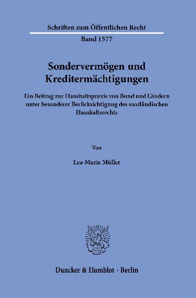 Sondervermögen und Kreditermächtigungen