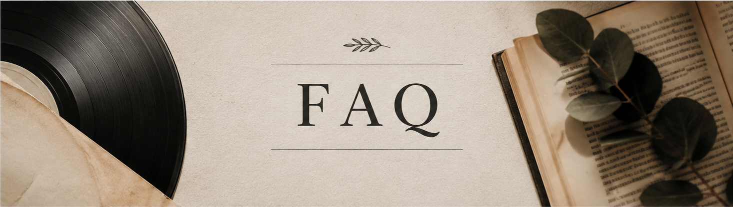 FAQ zu gebrauchten Büchern, Vinyls und Filmen