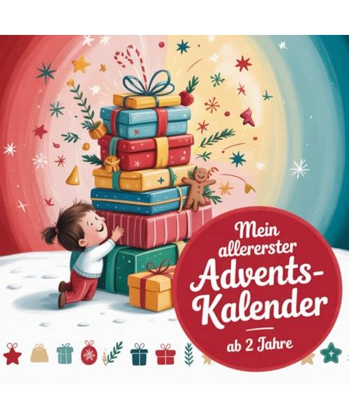 Mein allererster Adventskalender - ab 2 Jahren: zum Vorlesen und Ausmalen