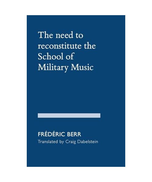 The need to reconstitute the School of Military Music
