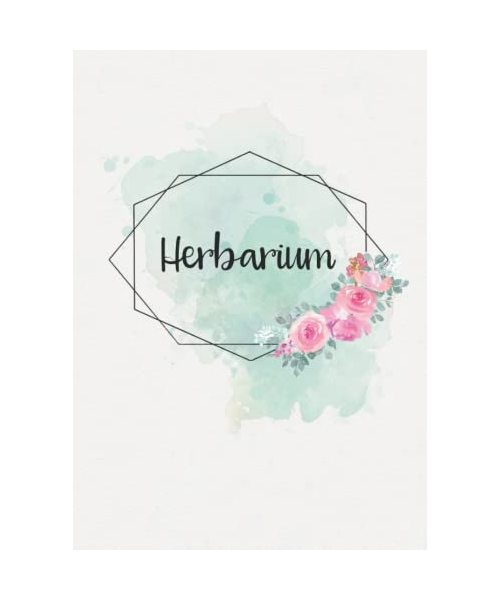 Herbarium: Herbarium mit vorgefertigten Etiketten zur Pflanzenbestimmung für Blüten und Blätter | ausreichend Platz für getrocknete Blüten und Blätter | Großzügiges Format zur Pflanzenaufbewahrung