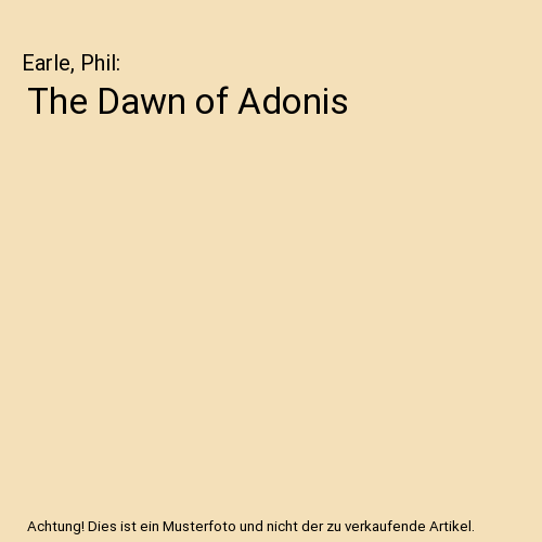 The Dawn of Adonis