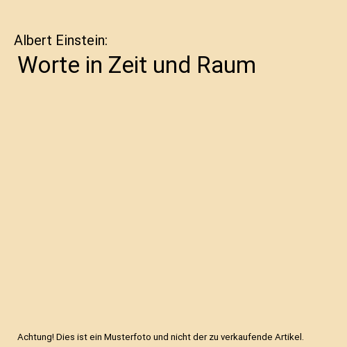 Worte in Zeit und Raum