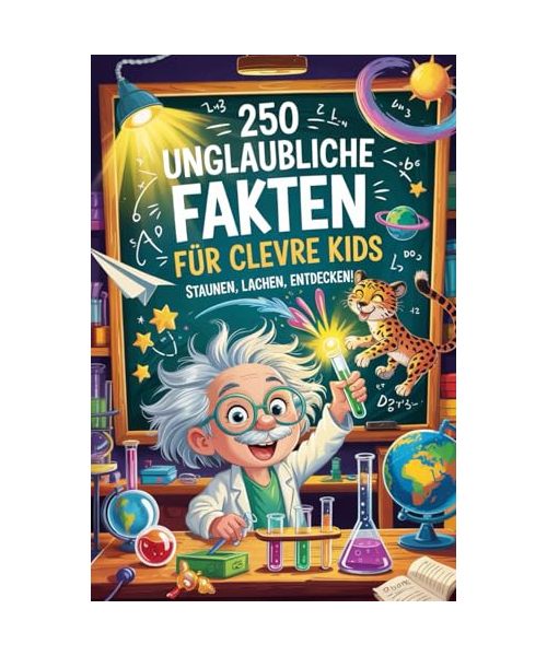 250 unglaubliche Fakten für clevere Kids – Staunen, Lachen, Entdecken! I Das perfekte Geschenk für Jungen und Mädchen ab 6 Jahren