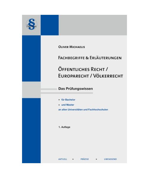 Öffentliches Recht / Europarecht / Völkerrecht