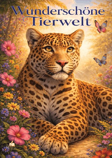 Wunderschöne Tierwelt Malbuch für Kinder ab 8 Jahren mit 50 schönen Ausmalmotiven