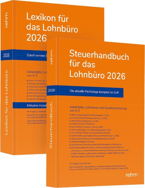 Buchpaket Lexikon für das Lohnbüro und Steuerhandbuch 2026