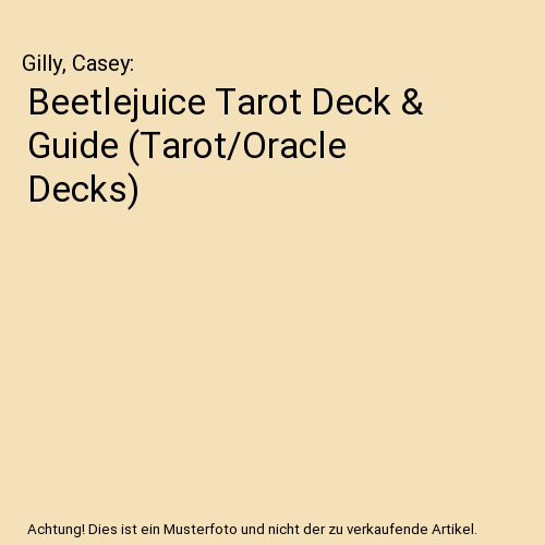 Beetlejuice Tarot Deck & Guide