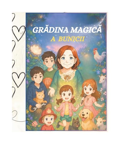 Grădina magică a bunicii! Carti in limba romana pentru copii. Carte de povești pentru copii cu ilustrații deosebite. 72 pagine: O carte pentru toți ... și-au iubit bunica , scrisa in liba romana
