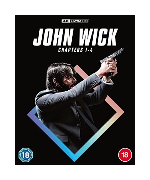 John Wick 1 - 4 Box Set (4K UHD) [Blu-ray]