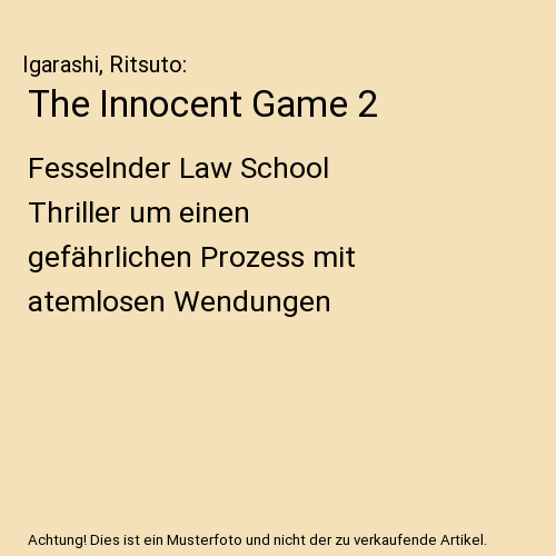 The Innocent Game 2