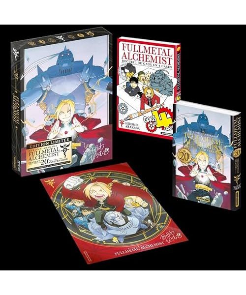 Fullmetal Alchemist - Coffret 20e anniversaire: Avec le Recueil anniversaire, le Recueil de gagas en 4 cases et 1 ex-libris métallisé