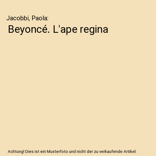 Beyoncé. L'ape regina