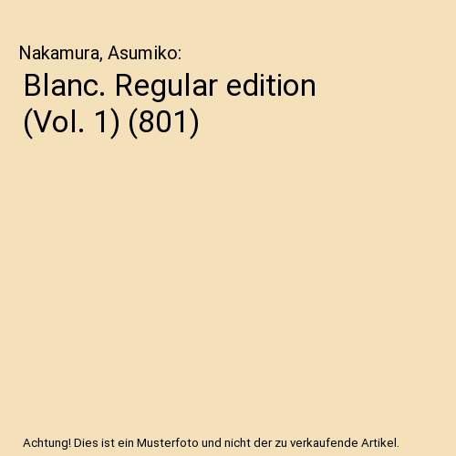 Blanc. Regular edition (Vol. 1) (801)