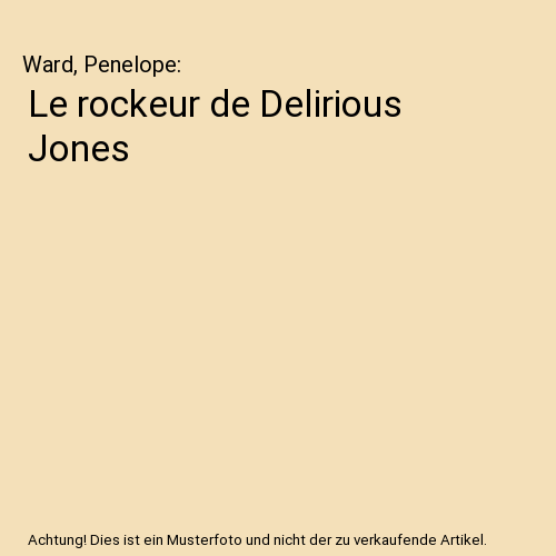 Le rockeur de Delirious Jones