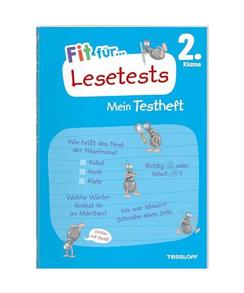 Fit für Lesetests 2. Klasse. Mein Testheft