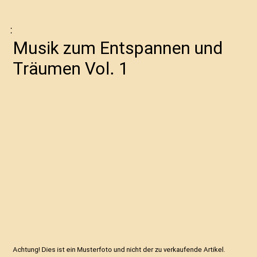 Musik Zum Entspannen 1