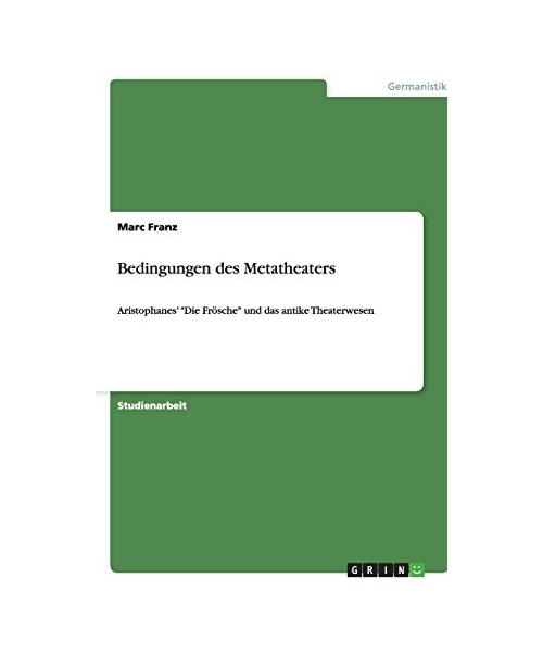 Bedingungen des Metatheaters