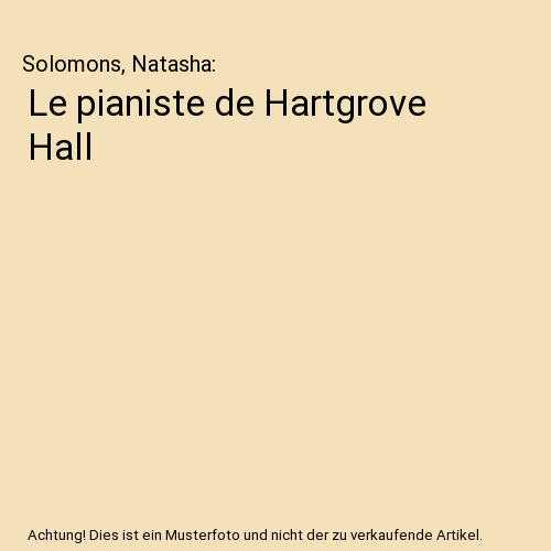 Le pianiste de Hartgrove Hall