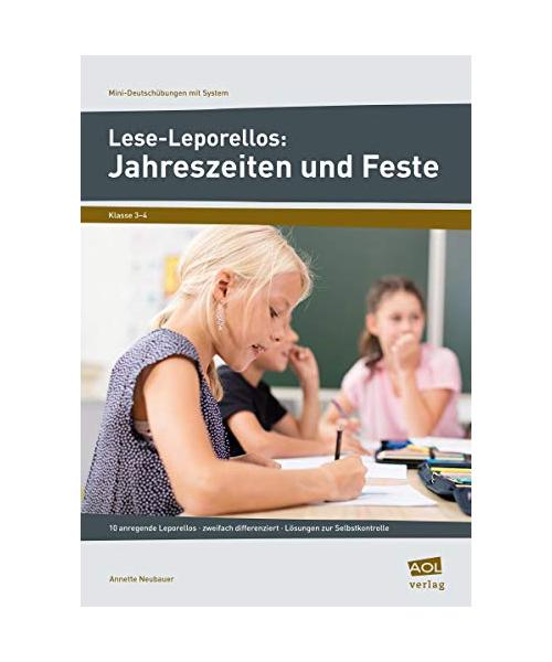 Lese-Leporellos: Jahreszeiten und Feste Kl. 3/4