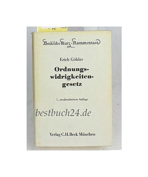 Ordnungswidrigkeitengesetz