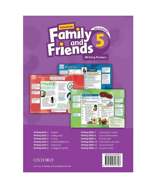 American Family and Friends 5. Writing Posters
