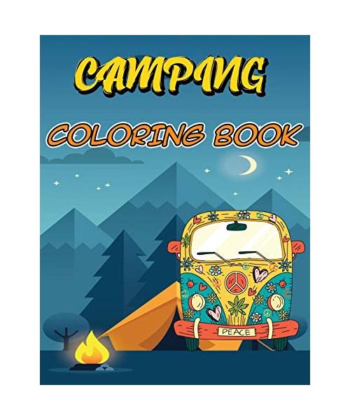 Camping Coloring Book