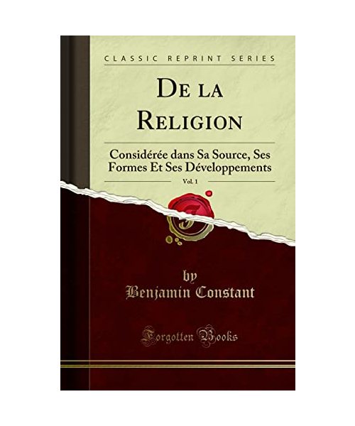 De la Religion, Vol. 1