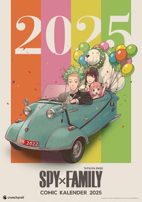 Crunchyroll - Spy x Family - Wandkalender 2025 - original & lizensiert