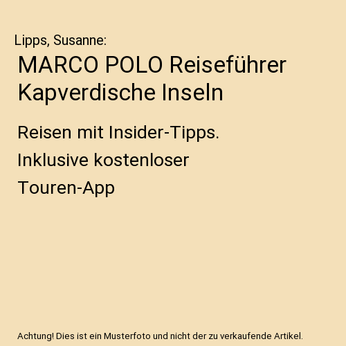 MARCO POLO Reiseführer Kapverdische Inseln