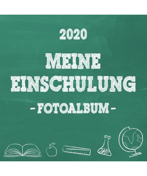 Meine Einschulung 2020 Fotoalbum zum Schulanfang für Mädchen und Jungen: Erinnerungsalbum & Gästebuch als Geschenk für die Schultüte zum ersten Schultag