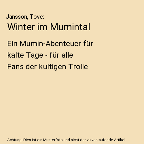 Winter im Mumintal
