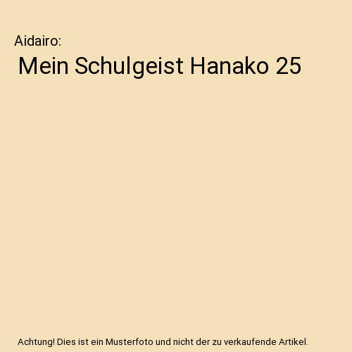 Mein Schulgeist Hanako 25