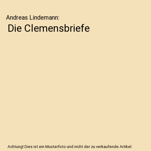 Die Clemensbriefe